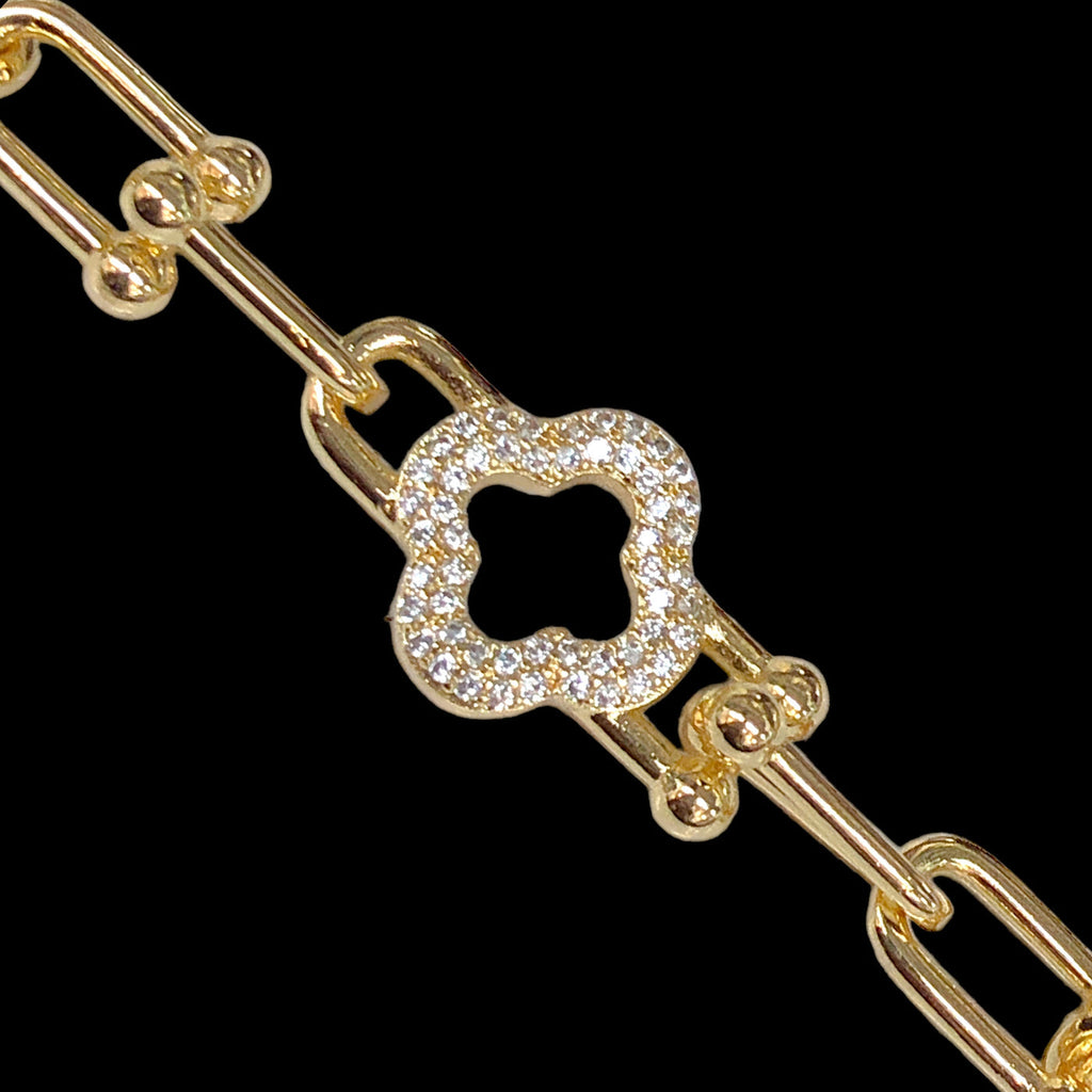 🍀✨PULSERA MILANO CLOVER U-LINK ✨🍀