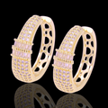 ✨MILANO BAGUETTE CZ HOOP EARRINGS✨