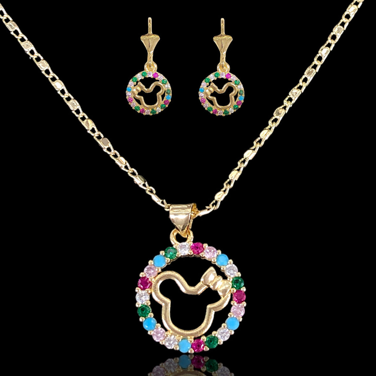 🌈 Élise Jewelry Set – Multicolor