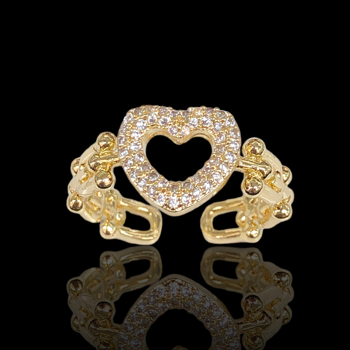 ✨HEART OF PARIS ADJUSTABLE RING 💛✨