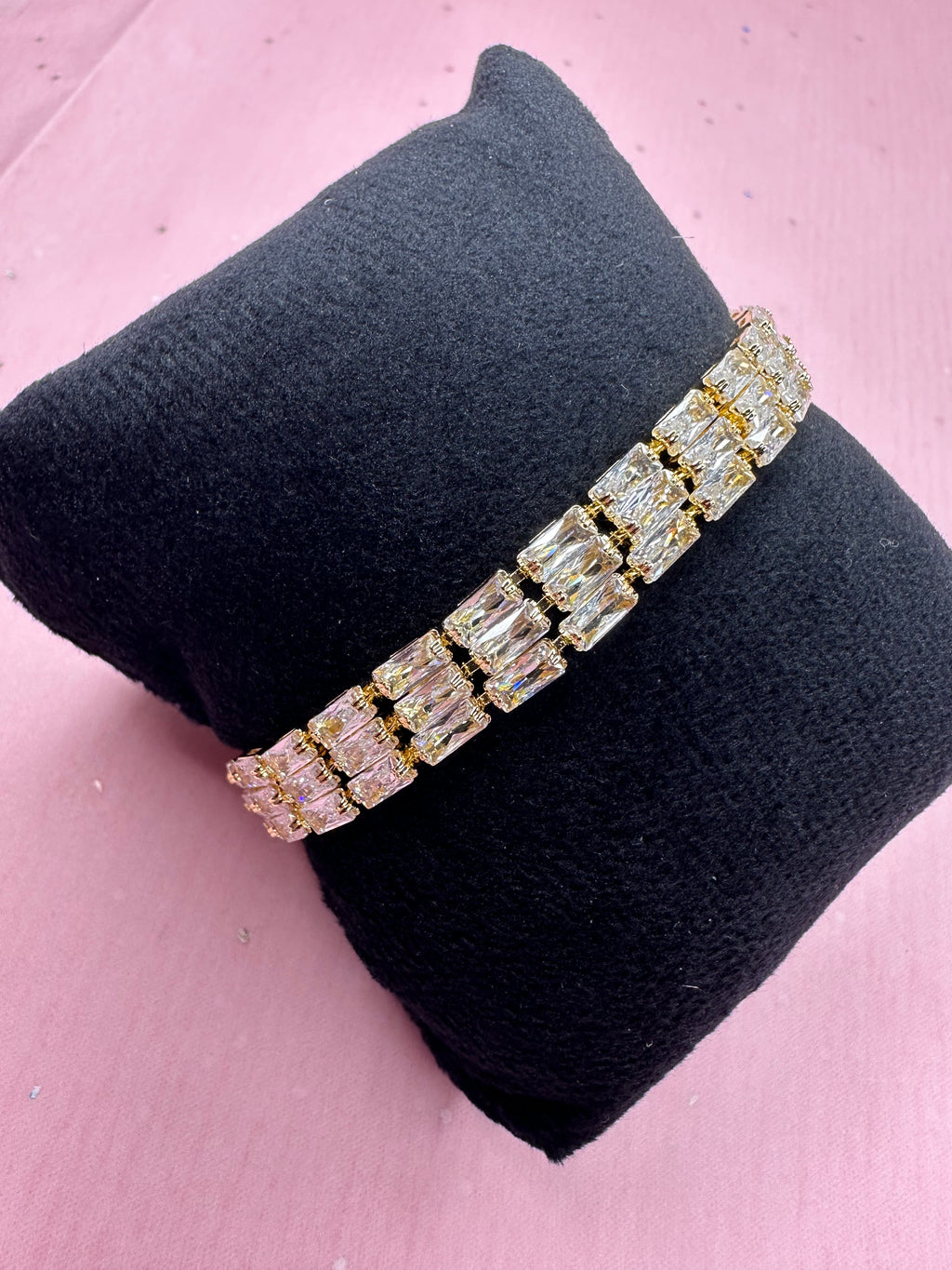 🤍✨TRIPLET TENNIS BRACELET ✨🤍