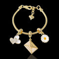 PARIS LOVE CHARMS BRACELET🌼✨💛🤍💌