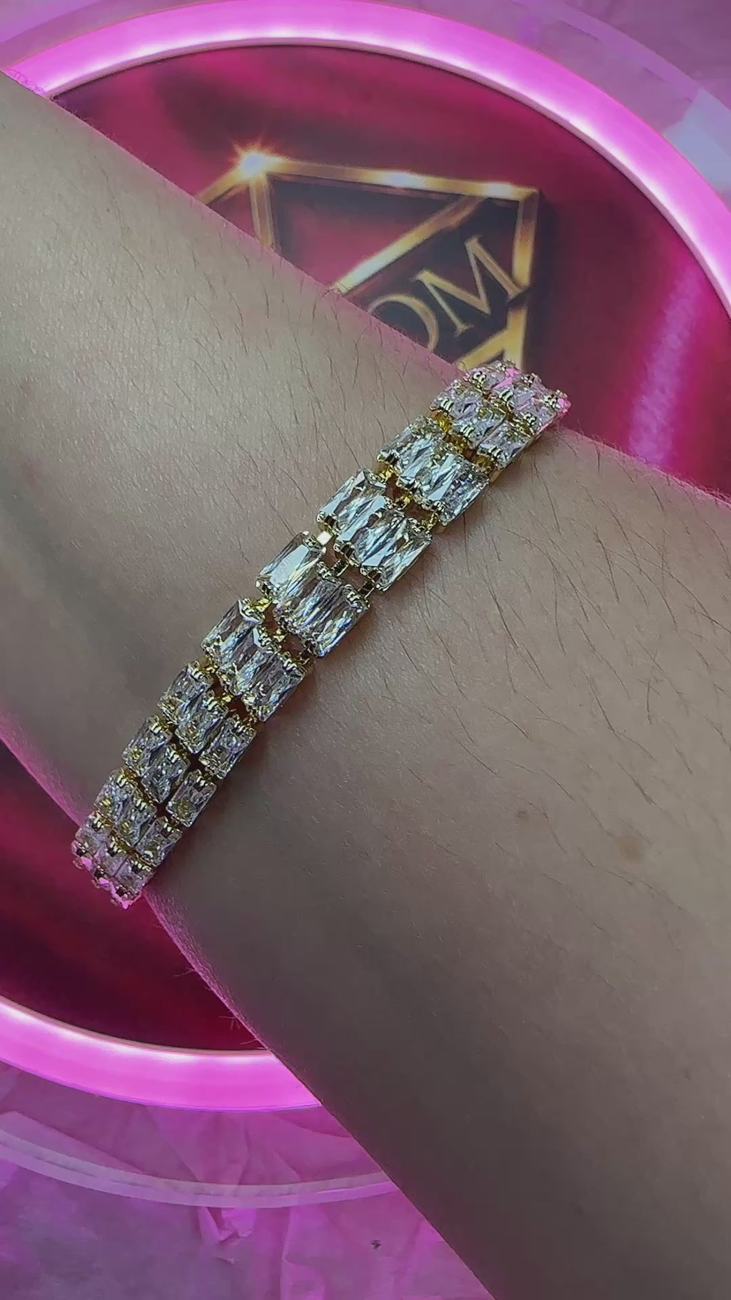 🤍✨TRIPLET TENNIS BRACELET ✨🤍