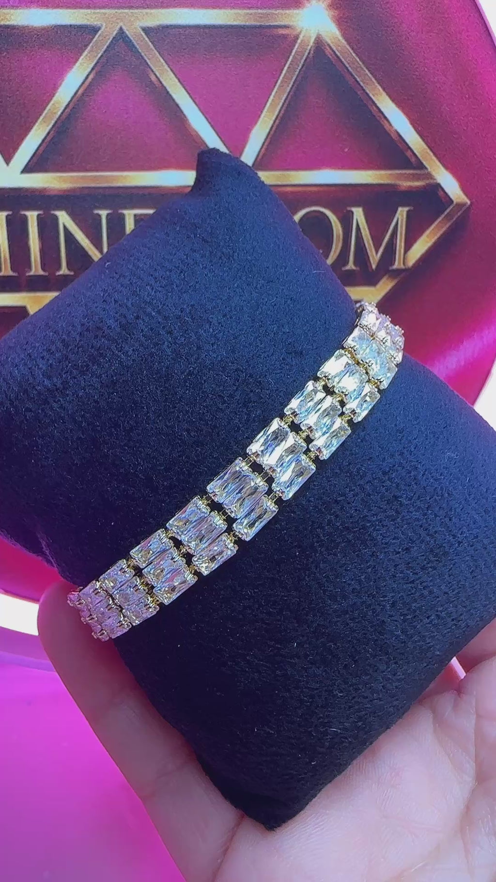 🤍✨TRIPLET TENNIS BRACELET ✨🤍